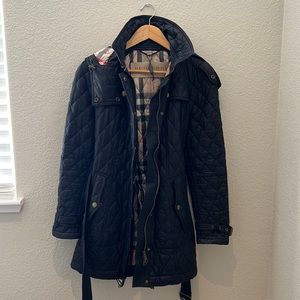 Burberry quilted coat